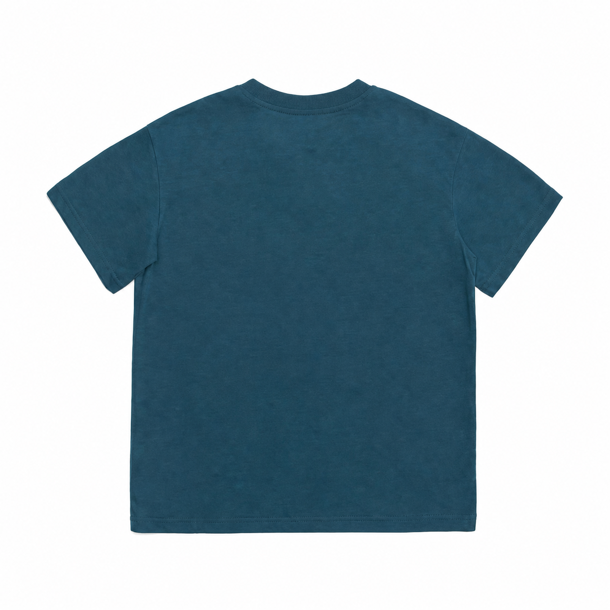 Damondaily Move Easy kids lightweight quick-dry T-shirt in lake blue, back view